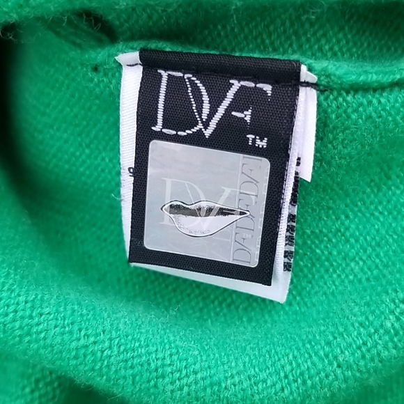 Diane von Furstenberg wool cashmere oversize crewneck sweater size xs - Picture 5 of 9